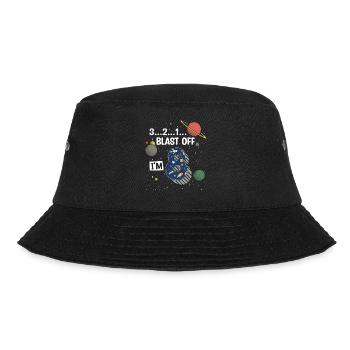 Blast Off Ich Bin 8 Jahre Alt, 8. Geburtstag - Bucket Hat - Schwarz - Vorne - Lela (165cm)