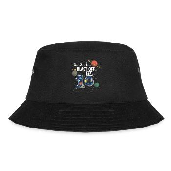 Blast Off Ich Bin 10 Jahre Alt, 10. Geburtstag - Bucket Hat - Schwarz - Vorne - Lela (165cm)