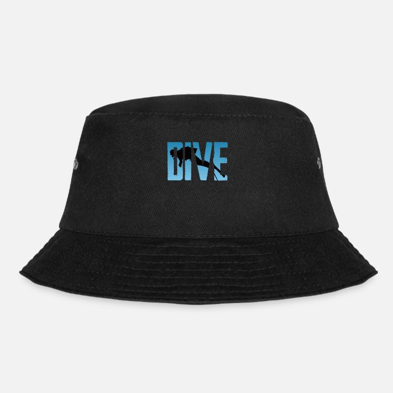 Taucher Tauchen - Bucket Hat - Schwarz