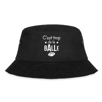 rugby, rugby humour, c'est trop de la balle - Bob - noir - Devant - Lela (165cm)