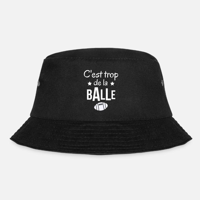 rugby, rugby humour, c'est trop de la balle - Bob - noir