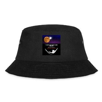 I just sit back and Relax - Bucket Hat - black - Front - Lela (165cm)