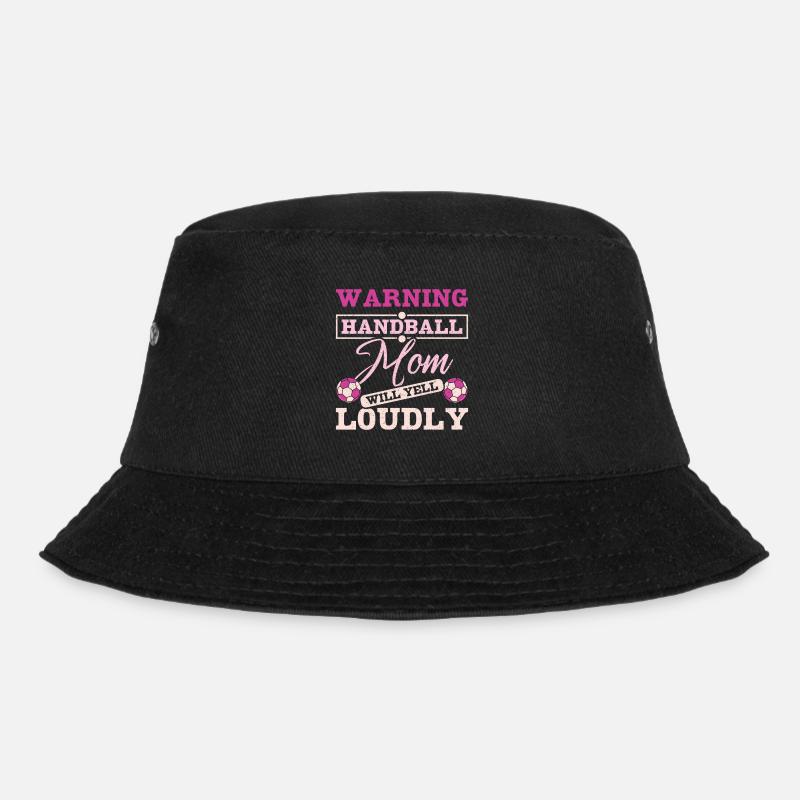Handball mom will yell loudly - Bucket Hat - Schwarz