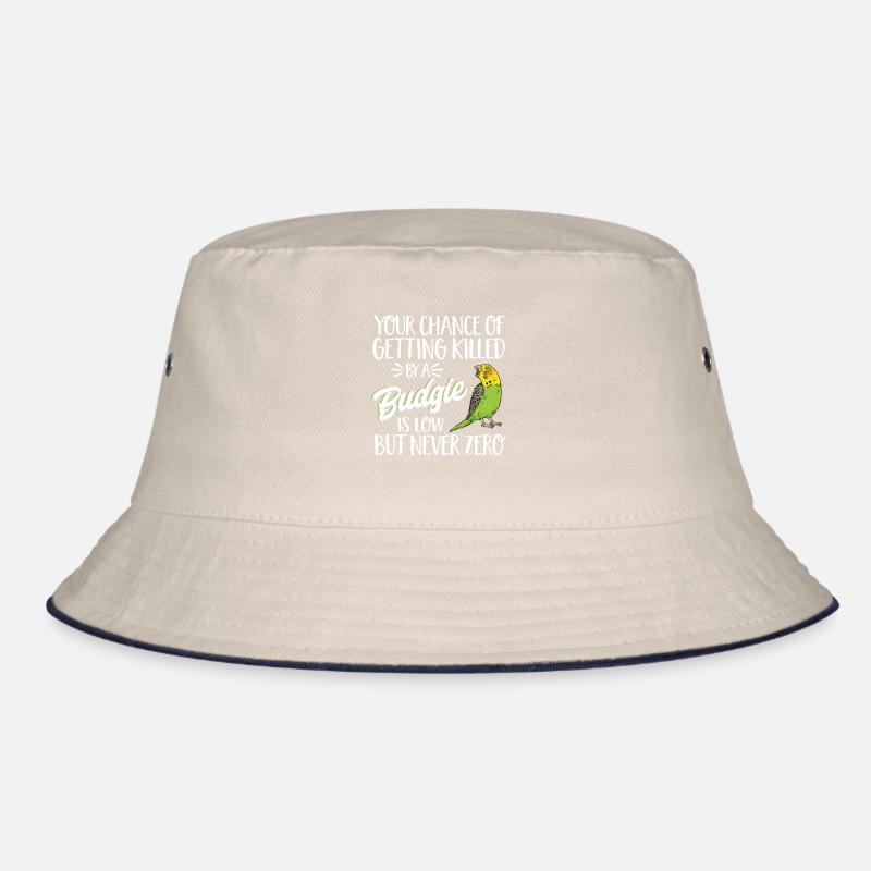 Budgerigar Parakeet Bird Pet Gift Bucket Hat