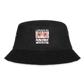 Anime merch Anime Anime Merchandise Geschenk - Bucket Hat - Schwarz - Vorne - Lela (165cm)