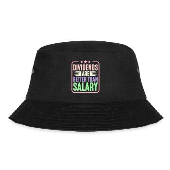 Dividends are better than salary 5 - Bucket Hat - black - Front - Lela (165cm)