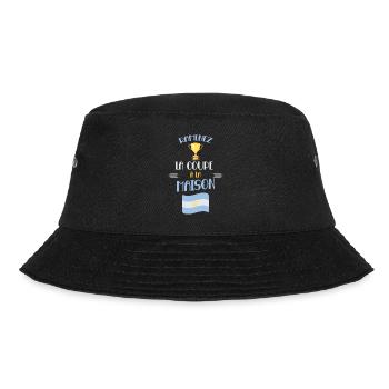 Ramenez La Coupe Cadeau Supporters Argentins - Bob - noir - Devant - Lela (165cm)