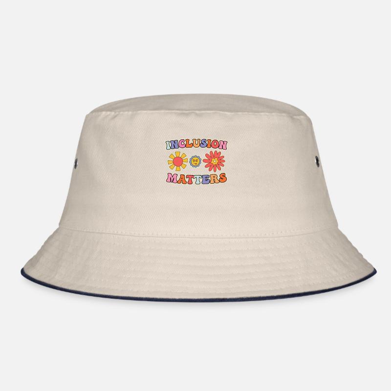 Social inclusion matters I am a inclusion teacher Bucket Hat