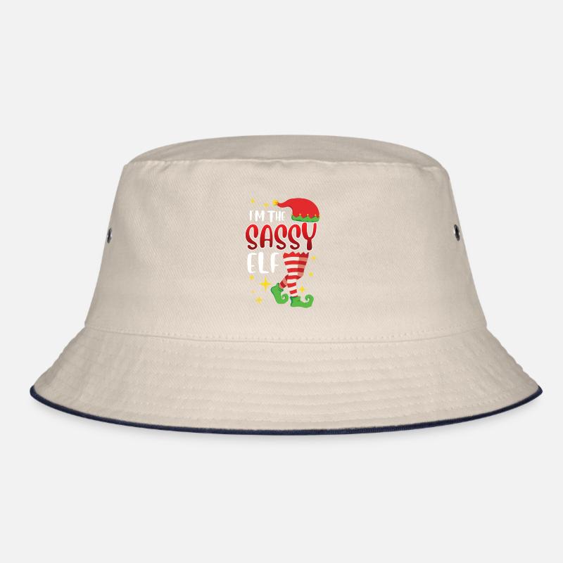 Freche Elfe Ich bin die sassy Elfe Nikolaus Bucket Hat