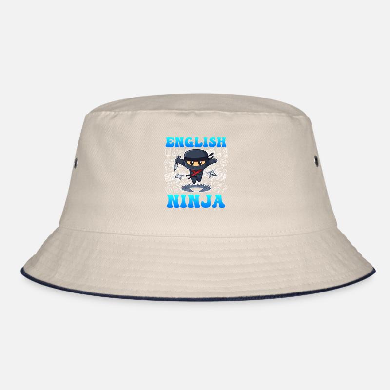 Englischlehrer Ninja ich bin Englisch Lehrer Bucket Hat