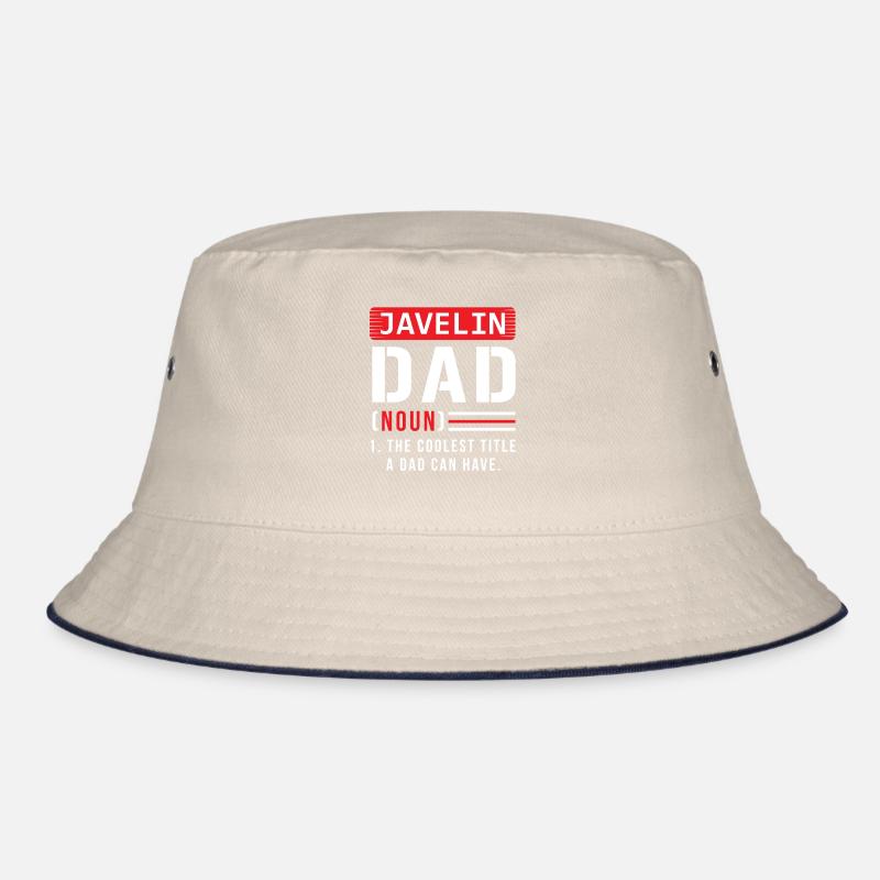 Javelin Throw Dad Father Saying Bucket Hat