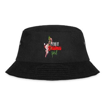 I'm Full Of Christmas Spirit - Bucket Hat - black - Front - Lela (165cm)