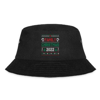 Family Christmas 2022 Xmas Squad Santa Elf - Bucket Hat - black - Front - Lela (165cm)