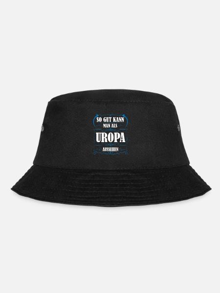 Uropa Familie Uropas Geschenk - Bucket Hat - Schwarz