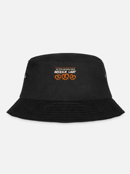 Brezel Brezeln - Bucket Hat - Schwarz