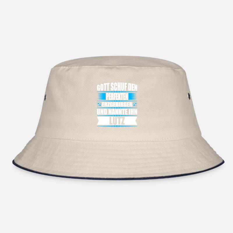 Erzgebirge Mann Namen Sachsen Lutz Bucket Hat
