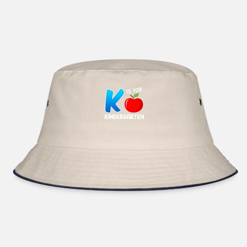 Kinder K stands for Kindergarten Bucket Hat