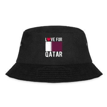Qatar Flag - Bucket Hat - black - Front - Lela (165cm)