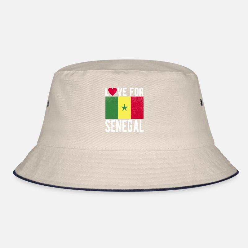 Senegal Flag Bucket Hat