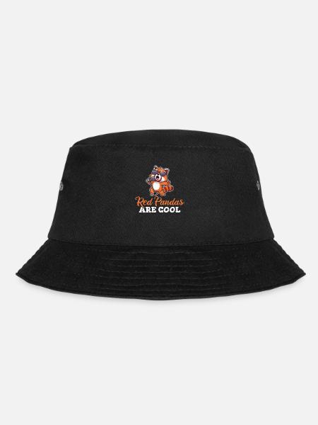 Red Pandas Are Cool Funny Panda Lover Cute Red Pan - Bucket Hat - black