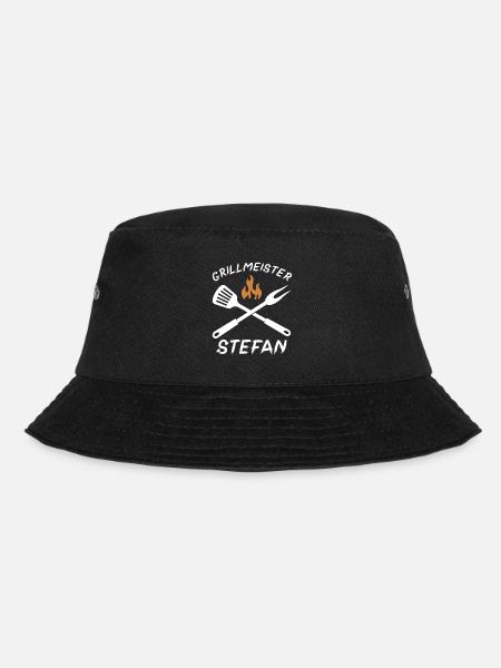 Grillmeister Stefan - Bucket Hat - Schwarz