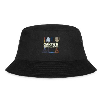 Garten Buddel Shirt Gärtnern Gartenarbeit - Bucket Hat - Schwarz - Vorne - Lela (165cm)