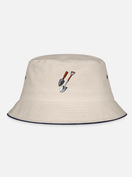 Hobby Gardener Garden - Bucket Hat - ecru/navy - Front