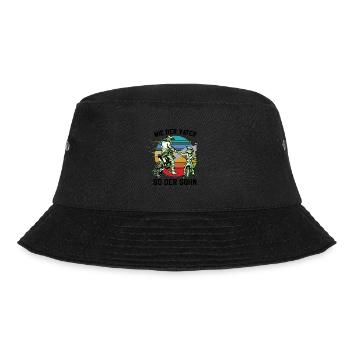 Vater und Sohn Motocross - Bucket Hat - Schwarz - Vorne - Lela (165cm)