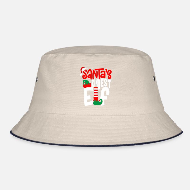 Santa s Kindest Elf Bucket Hat