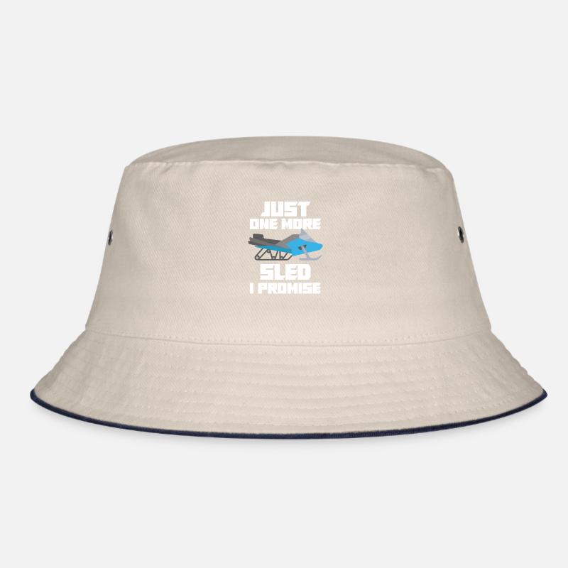 Snowmobile Snowmobile Winter Sports Gift Idea Bucket Hat