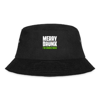 Funny Merry Drunk I'm Christmas Ugly Christmas - Bucket Hat - Schwarz - Vorne - Lela (165cm)