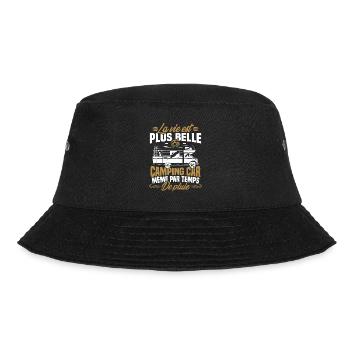 La vie est plus belle en Camping-car humour cadeau - Bob - noir - Devant - Lela (165cm)
