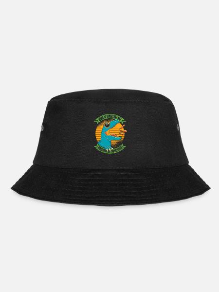 Dinosaurier Erwachsener Dinosaurier - Bucket Hat - Schwarz