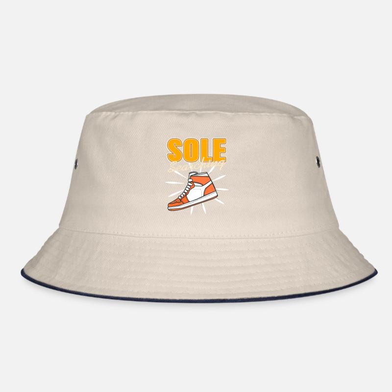 Sole Searching Retro Sneaker Head Designs Bucket Hat