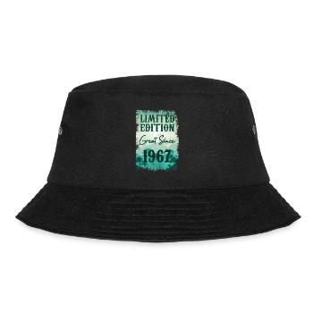 Einzigartig seit 1967 - Bucket Hat - Schwarz - Vorne - Lela (165cm)