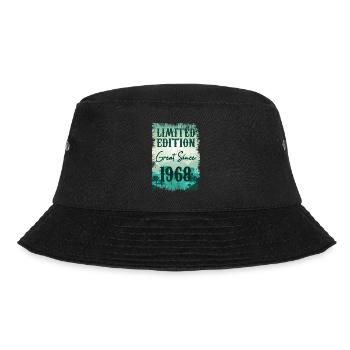Einzigartig seit 1968 - Bucket Hat - Schwarz - Vorne - Lela (165cm)