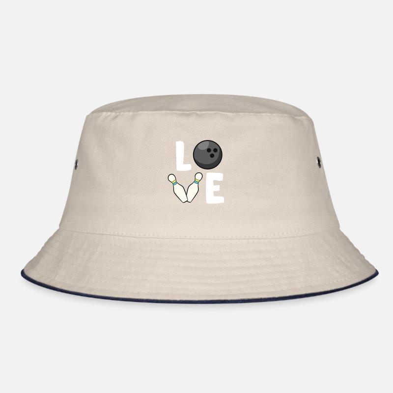 Bowling Love Bowling Player Funny Bowling Bucket Hat