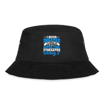 I'd Never Dreamed I'd Grow Up To Be A Animal Keepe - Bucket Hat - Schwarz - Vorne - Lela (165cm)