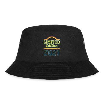 Limited Edition 2021 Vintage - Bucket Hat - Schwarz - Vorne - Lela (165cm)