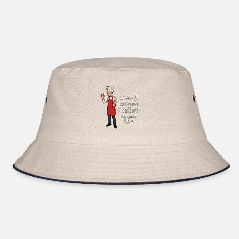 Ich bin 8 - Jungen Koch Bucket Hat
