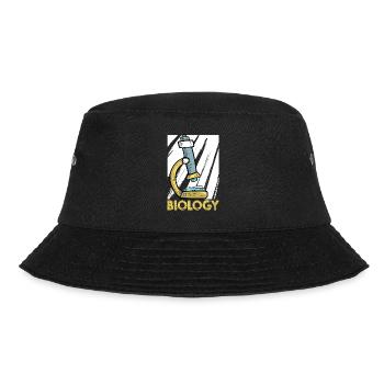 Biology Biologist Children Biology - Bucket Hat - black - Front - Lela (165cm)