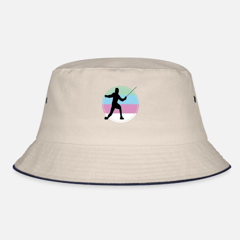 Fechten Fechtsport Fechtkampf Sportfechten Bucket Hat