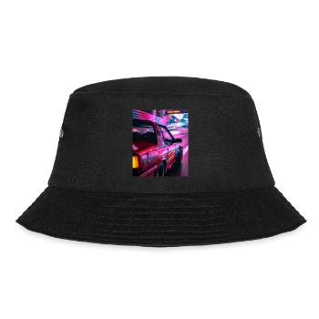 Vaporwave Esthétique Synthwave Car - Bob - noir - Devant - Lela (165cm)
