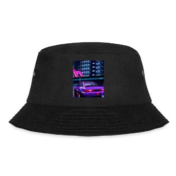 Vaporwave Esthétique Synthwave Car - Bob - noir - Devant - Lela (165cm)