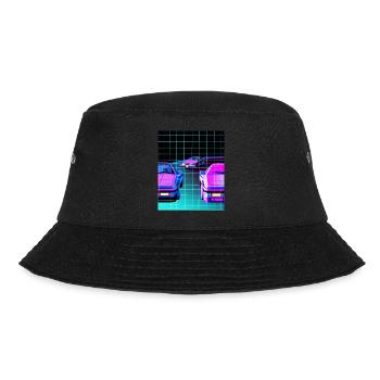 Vaporwave Esthétique Synthwave Car - Bob - noir - Devant - Lela (165cm)