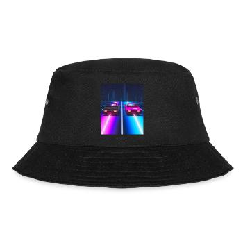 Vaporwave Esthétique Synthwave Car - Bob - noir - Devant - Lela (165cm)
