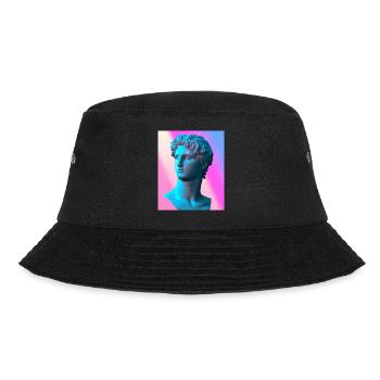Vaporwave Statue Buste romain - Bob - noir - Devant - Lela (165cm)