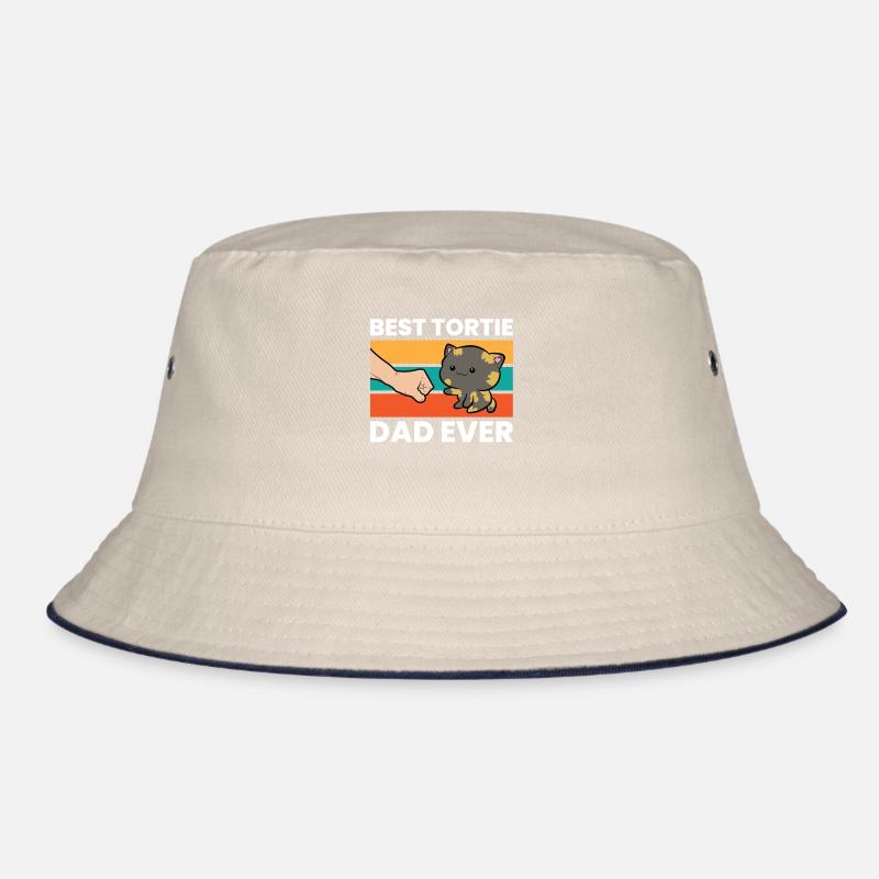 Tortoiseshell Cat Dad Best Tortie Dad Ever Bucket Hat