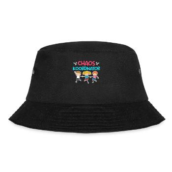 Kinder Chaos Koordinator im Kindergarten - Bucket Hat - Schwarz - Vorne - Lela (165cm)