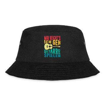 Musiker Mir reichts ich spiele jetzt Gitarre - Bucket Hat - Schwarz - Vorne - Lela (165cm)